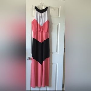 Pretty Dress Barn Established 1963 Color Block Dress Size 12